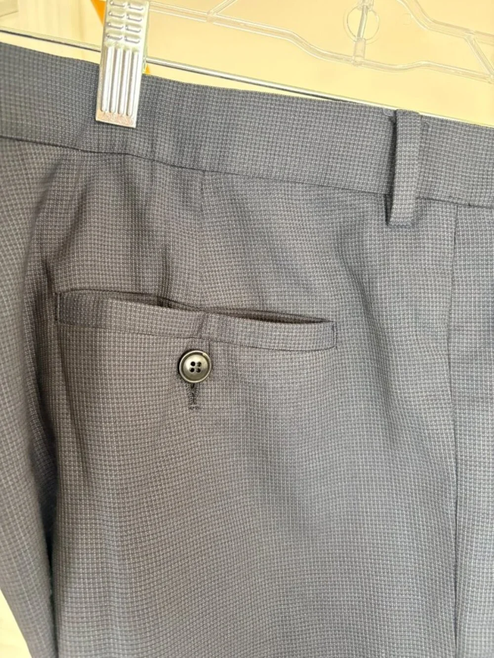 Giorgio Armani BLACK LABEL Mens Navy Dress Pants 44 Waist